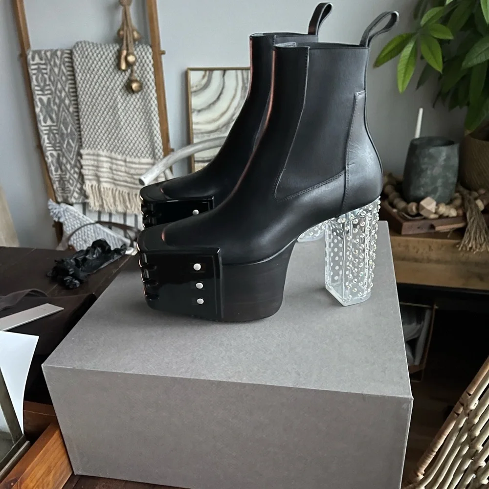 Rick Owens | Shoes | Rick Owens Fw2 Diamante Kiss Boots Size 35